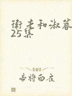 卫老和淑蓉第一25集封面