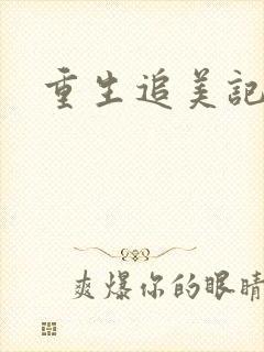 重生追美记2