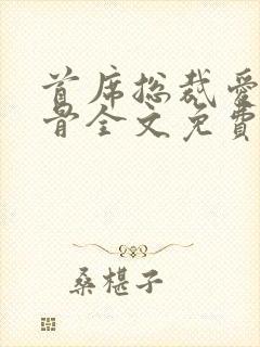 首席总裁爱你入骨全文免费阅读