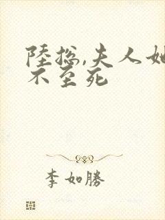 陆总,夫人她罪不至死