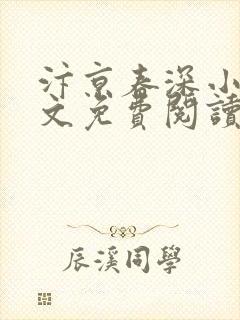 汴京春深小说全文免费阅读正版