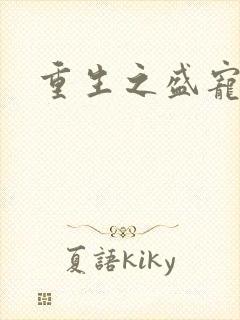 重生之盛宠封面