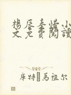 杨辰秦惜小说全文免费阅读无弹窗