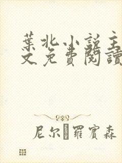 叶北小说主角全文免费阅读