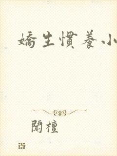 娇生惯养小说