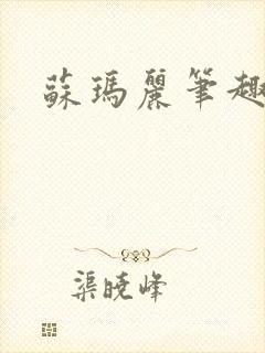 苏玛丽笔趣阁封面