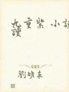 九重紫 小说阅读