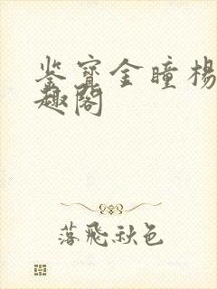 鉴宝金瞳杨波笔趣阁