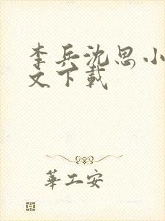 李兵沈思小说全文下载