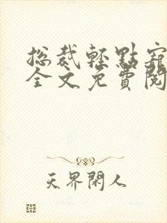 总裁轻点宠小说全文免费阅读