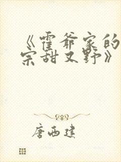 《霍爷家的小祖宗甜又野》