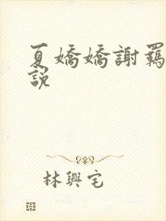 夏娇娇谢羁的小说