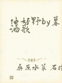 他好野by暮色酒歌