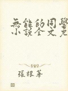 无能的同学妈妈小说全文免费阅读封面