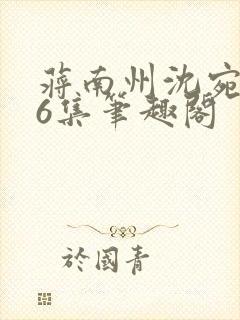 蒋南州沈宛月16集笔趣阁封面