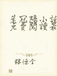 叶冠阳小说全文免费阅读最新章节