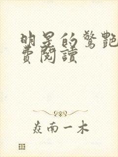 明星的惊艳史免费阅读