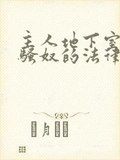 主人地下室惩罚骚奴的法律后果