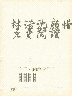 林浩沈颜惜小说免费阅读