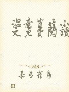 温意肖晴小说全文免费阅读笔趣阁封面
