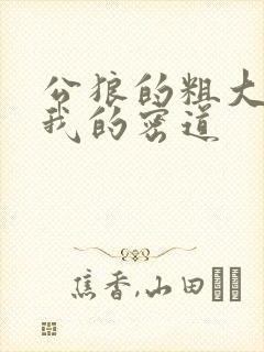 公狼的粗大挺进我的密道