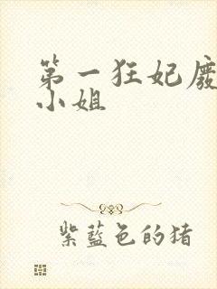 第一狂妃废柴三小姐封面