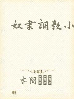 奴隶调教小说