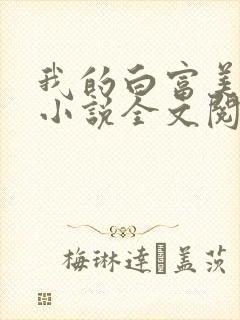 我的白富美老婆小说全文阅读