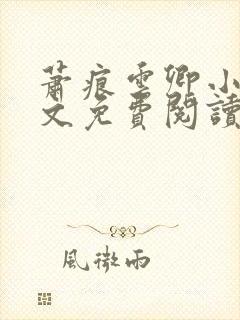 萧痕云卿小说全文免费阅读最新章节封面