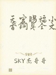 天官赐福小说墨香铜臭全文免费阅读