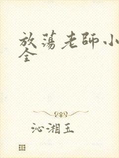 放荡老师小说大全封面