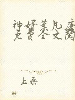 神婿叶凡唐若雪免费全文阅读一
