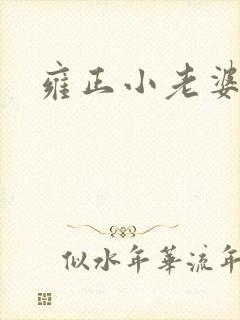 雍正小老婆封面
