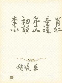 李初年童肖媛的小说正道红途封面