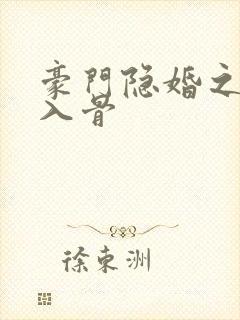 豪门隐婚之爱你入骨