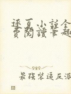 逐夏小说全文免费阅读笔趣阁
