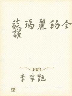 苏玛丽的全部小说