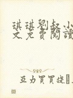 琪琪刘叔小说全文免费阅读最新章节