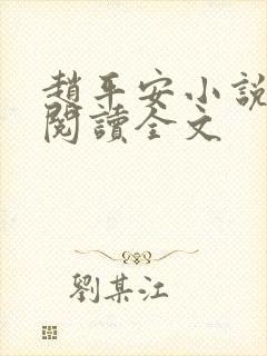 赵平安小说免费阅读全文