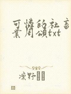 可怜的社畜 商业周颂txt