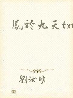 凤于九天txt