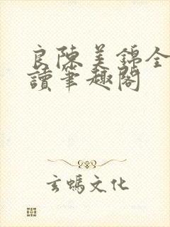 良陈美锦全文阅读笔趣阁封面