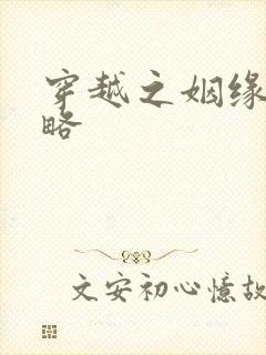 穿越之姻缘劫攻略