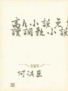高h小说免费阅读调教小说免费阅读