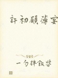 许初愿薄宴洲