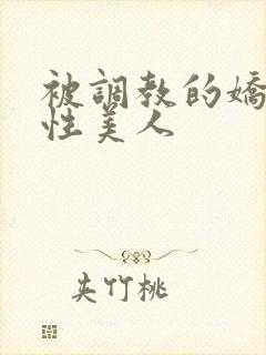 被调教的娇嫩双性美人