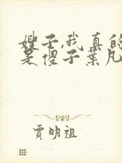 嫂子,我真的不是傻子叶凡封面
