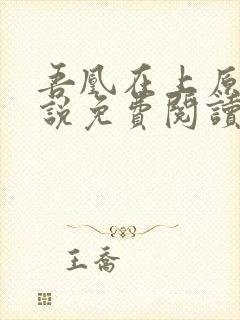 吾凰在上原著小说免费阅读封面
