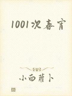 1001次春宵封面