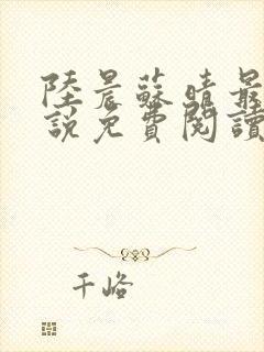 陆晨苏晴最新小说免费阅读全文